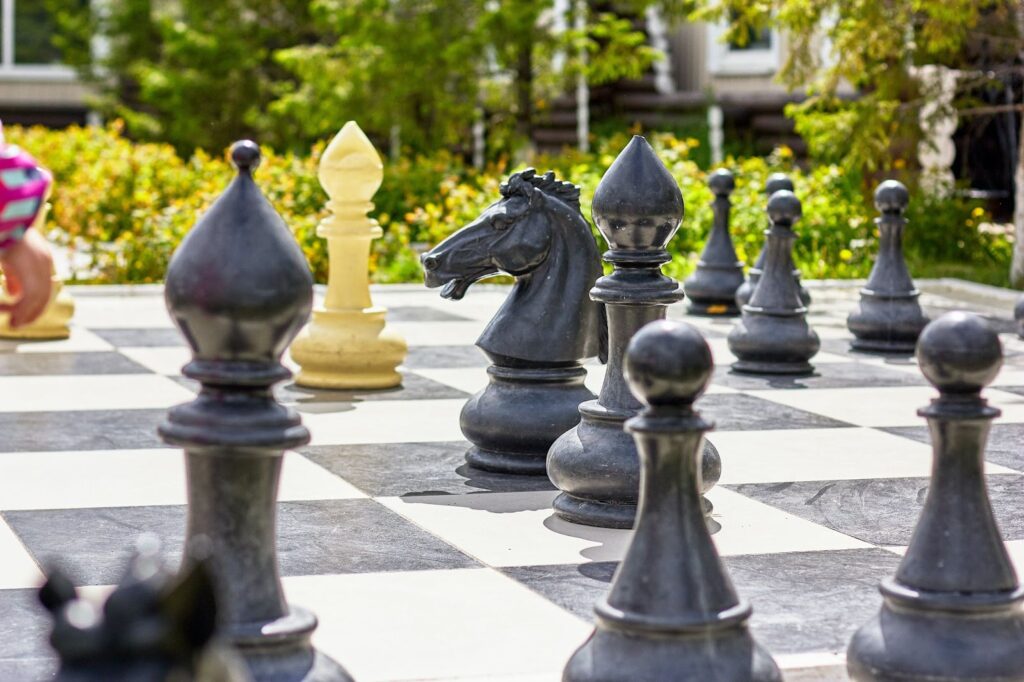 The Fun, Novelty, and Form of a Giant Chess Set