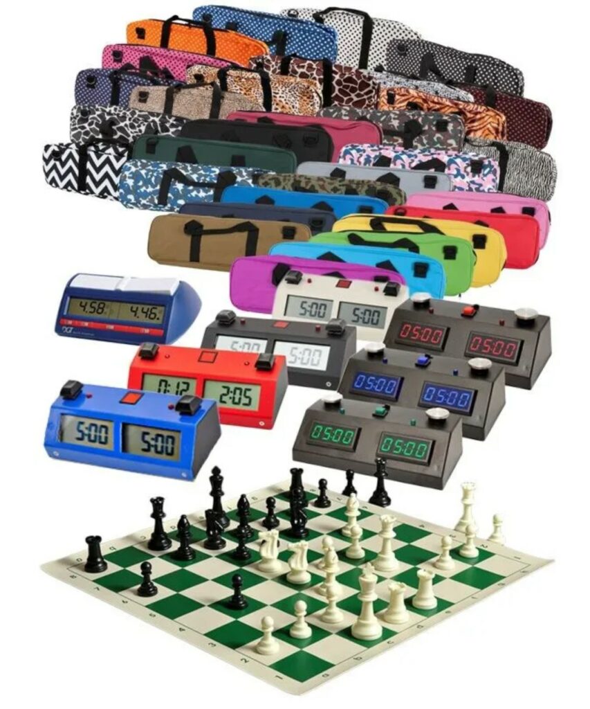 Showcase of many chess items for combinations