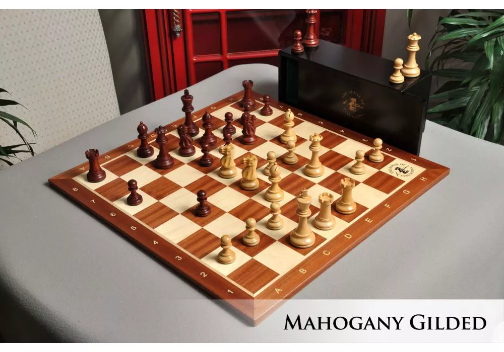 The Grandmaster Series Chess Set, featuring a 4.0" King with a 1.625" diameter base